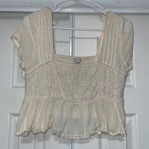 Cute crop top blouse from American Eagle